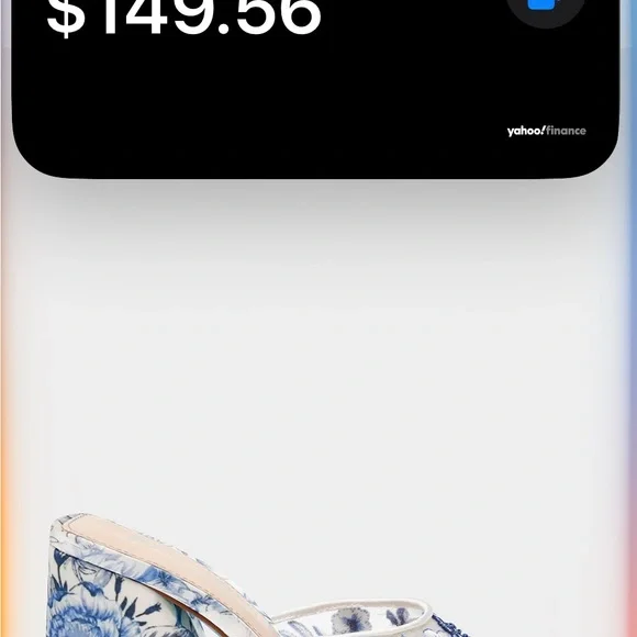 Betsey Johnson Blue Floral Women's Shoes New in original packaging - Picture 3 of 16